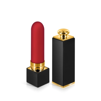 Mini wibrator szminkowy Black Empire Mylady USB silikonowy czarny