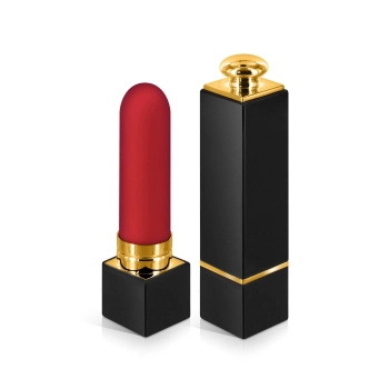 Mini wibrator szminkowy Black Empire Mylady USB silikonowy czarny