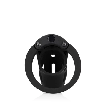 Pas cnoty silikonowy ManCage Model 23 czarny 6,5 cm