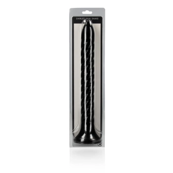 Wąż analny spiralny Ouch! 30 cm czarny