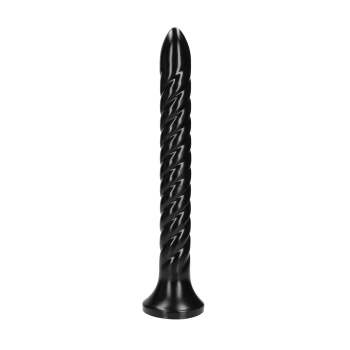 Wąż analny spiralny Ouch! 30 cm czarny