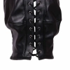 Maska BDSM z blond kucykiem Ouch! czarna 55 cm