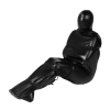 Body bag BDSM z nylonowymi paskami Ouch! czarny