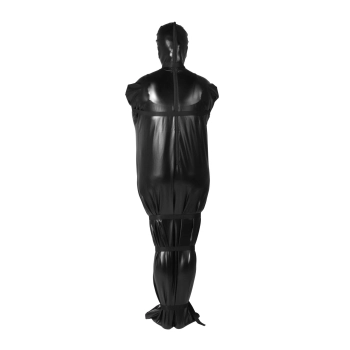 Body bag BDSM z nylonowymi paskami Ouch! czarny