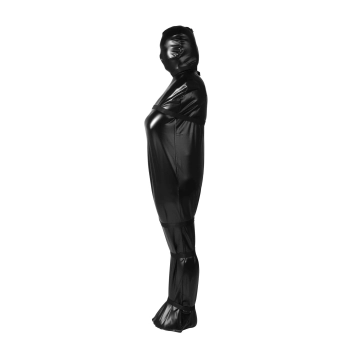 Body bag BDSM z nylonowymi paskami Ouch! czarny