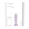 Żelowe przezroczyste dildo realistyczne z przyssawką RealRock 14,5 cm