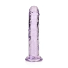 Żelowe przezroczyste dildo realistyczne z przyssawką RealRock 14,5 cm