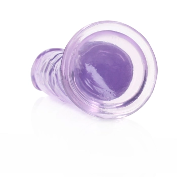 Żelowe przezroczyste dildo realistyczne z przyssawką RealRock 14,5 cm