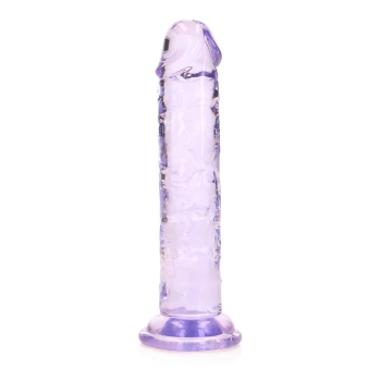 Żelowe przezroczyste dildo realistyczne z przyssawką RealRock 14,5 cm