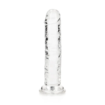 Dildo realistyczne RealRock przezroczyste z przyssawką 14 5 cm
