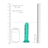 Dildo żelowe realistyczne z przyssawką przezroczyste RealRock 14,5 cm
