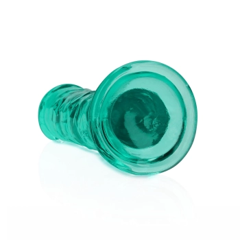 Dildo żelowe realistyczne z przyssawką przezroczyste RealRock 14,5 cm