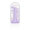 Przezroczyste realistyczne dildo z przyssawką RealRock 18 cm