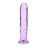 Przezroczyste realistyczne dildo z przyssawką RealRock 18 cm