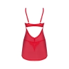 Czerwony babydoll z stringami Obsessive Chilisa M/L