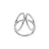 Pierścień erekcyjny Triple Ring Locked stal nierdzewna 50 37 45 mm
