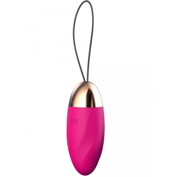 Jajko wibrujące Argus 10 trybów USB magenta
