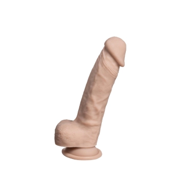 Dildo realistyczne Silexd Real Skin Model 1 z jajkami 21 cm