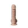 Dildo realistyczne Silexd Real Skin Model 1 z jajkami 23 cm jasne