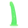 Dildo realistyczne RealRock świecące w ciemności z przyssawką 15,5 cm