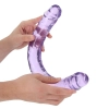 Podwójne dildo realistyczne RealRock przezroczyste 45 cm
