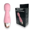 Mini wibrator wand Power Escorts silikonowy różowy USB 11,6 cm