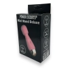 Mini wibrator wand Power Escorts silikonowy różowy USB 11,6 cm