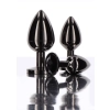 Korek analny Taboom z diamentem czarny 7.2 cm