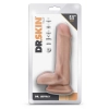 Dildo realistyczne Blush Dr Jeffrey z jądrami beżowe 16 cm