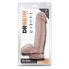 Dildo realistyczne Dr Skin Dr Mark 17 cm z jądrami beżowe
