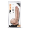 Dildo realistyczne z kulkami Dr Skin Mr Mayor beżowe 23 cm