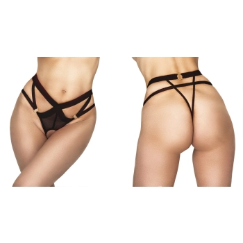 MEREDITH THONG BLACK S/M