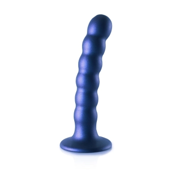 Beaded Silicone G-Spot Dildo - 5 / 13 cm