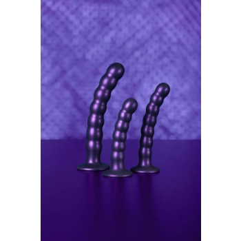 Beaded Silicone G-Spot Dildo - 5 / 13 cm