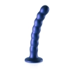 Beaded Silicone G-Spot Dildo - 6,5 / 16,5 cm