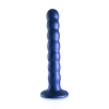 Beaded Silicone G-Spot Dildo - 6,5 / 16,5 cm