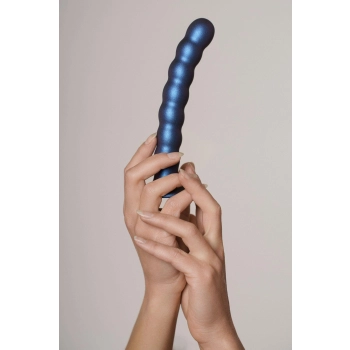 Beaded Silicone G-Spot Dildo - 6,5 / 16,5 cm