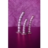 Beaded Silicone G-Spot Dildo - 6,5 / 16,5 cm