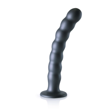 Beaded Silicone G-Spot Dildo - 8 / 20,5 cm