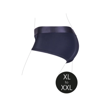 Vibrating Strap-on Brief - XL/XXL