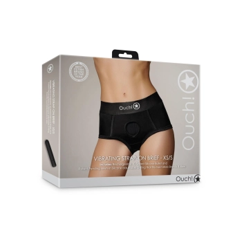 Vibrating Strap-on Brief - XS/S