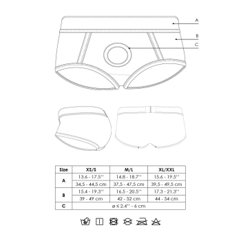 Vibrating Strap-on Brief - XS/S