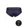 Vibrating Strap-on High-cut Brief - XS/S