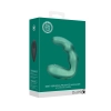 Bent Vibrating Prostate Massager with Remote Control - Metallic Green