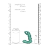 Beaded Vibrating Prostate Massager with Remote Control - Metallic Green