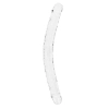 Podwójne dildo RealRock realistyczne przezroczyste 45 cm