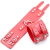 Fetish Fever - Cuffs with two buckles - Red