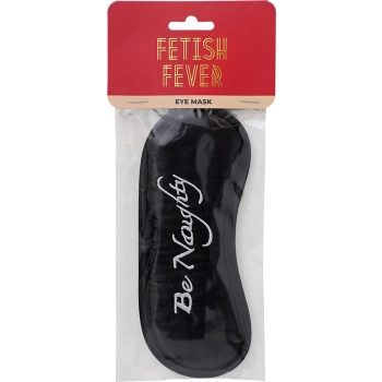 Maska na oczy delikatna Be Noughty Fetish Fever czarna