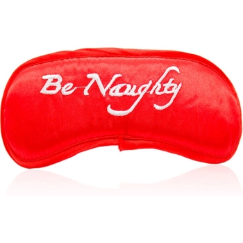 Delikatna maska na oczy Be Noughty Fetish Fever czerwona