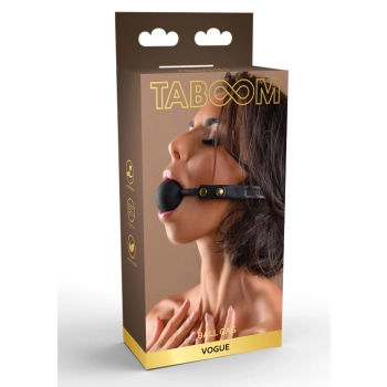 Knebel z ćwiekami Taboom czarny 66 cm